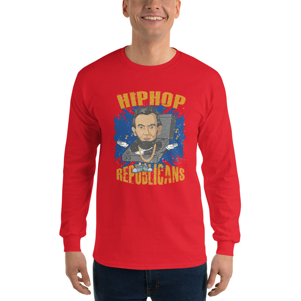 Abraham Lincoln Hip-Hop Republicans Long Sleeve Shirt