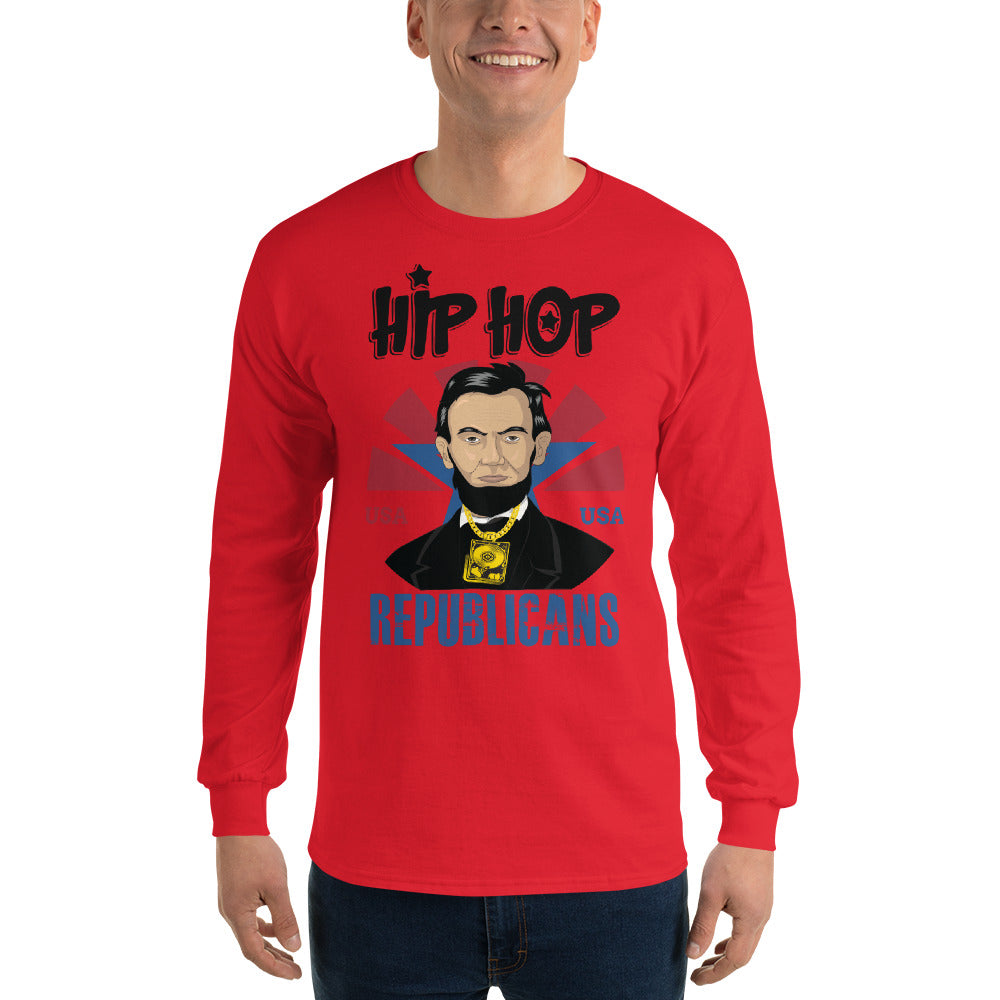 Abraham Lincoln Hip-Hop Republicans Long Sleeve Shirt