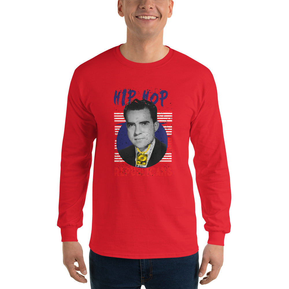 Richard Nixon Hip-Hop Republicans Long Sleeve Shirt
