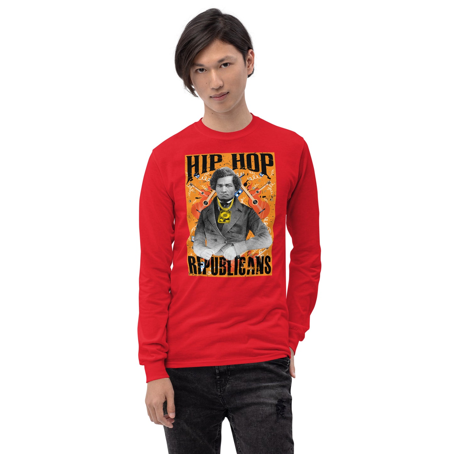Frederick Douglass Hip-Hop Republicans Long Sleeve Shirt