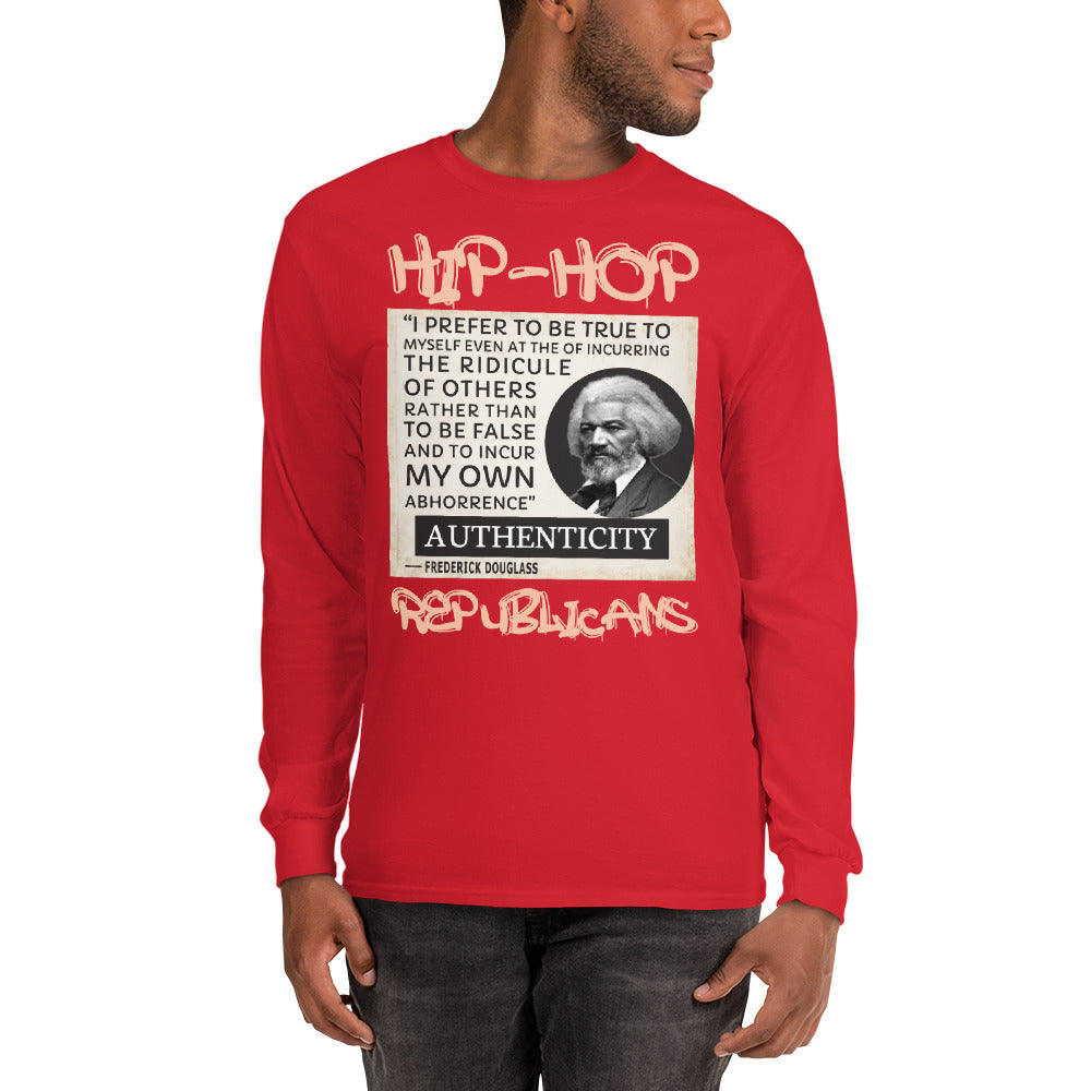 Frederick Douglass Hip-Hop Republicans Long Sleeve Shirt