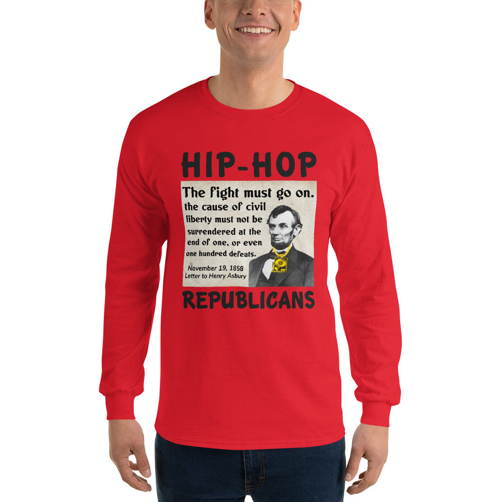 Abraham Lincoln Hip-Hop Republicans Long Sleeve Shirt