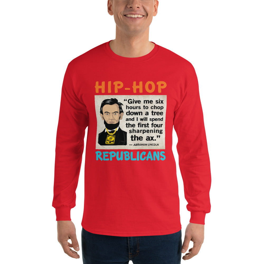 Abraham Lincoln Hip-Hop Republicans Long Sleeve Shirt