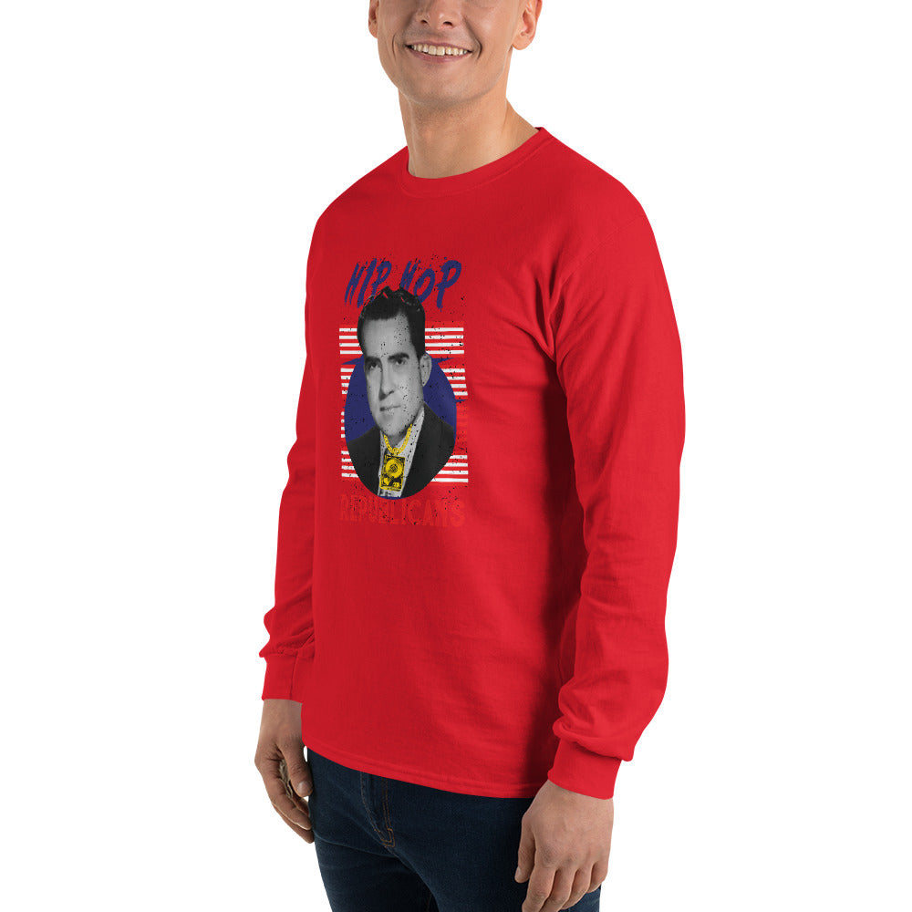 Richard Nixon Hip-Hop Republicans Long Sleeve Shirt