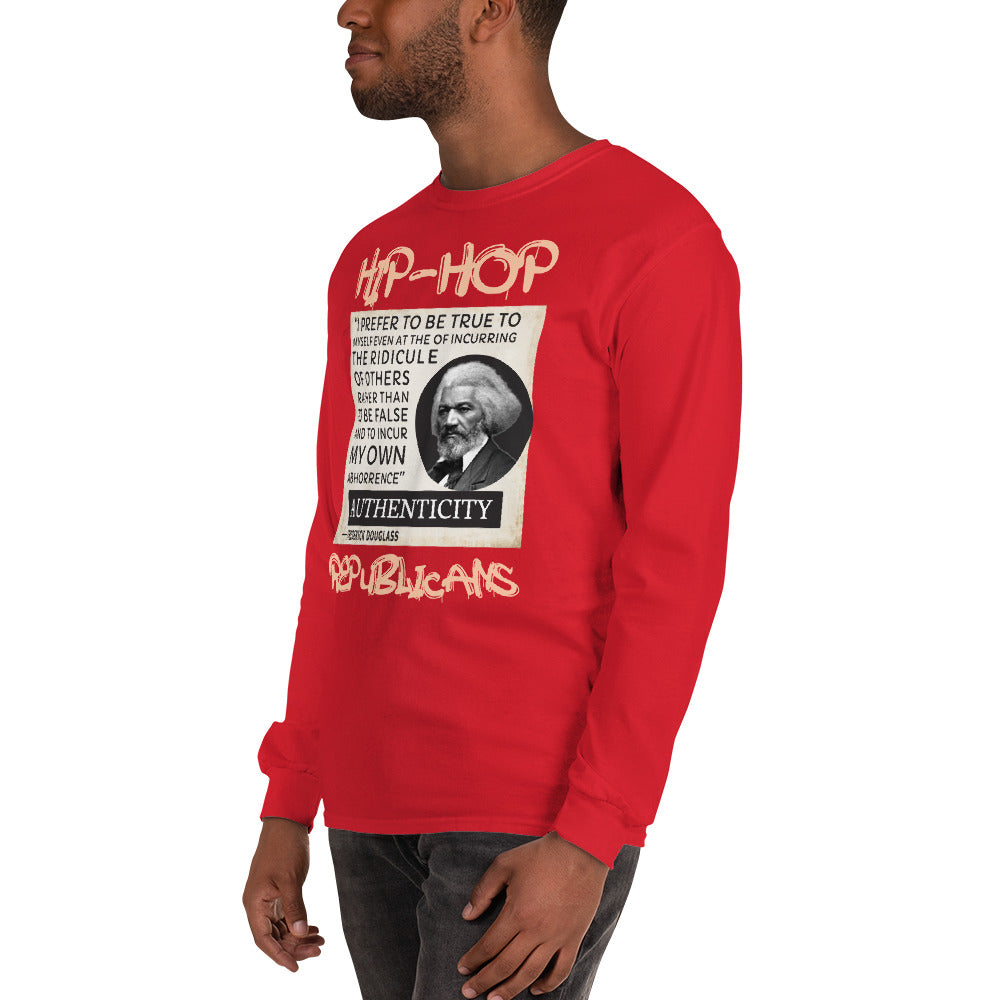 Frederick Douglass Hip-Hop Republicans Long Sleeve Shirt