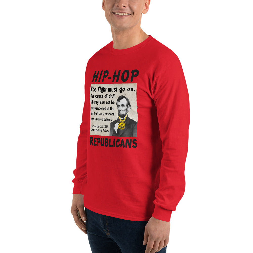 Abraham Lincoln Hip-Hop Republicans Long Sleeve Shirt