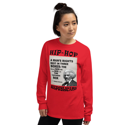 Frederick Douglass Hip-Hop Republicans Long Sleeve Shirt