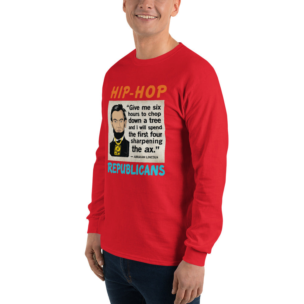 Abraham Lincoln Hip-Hop Republicans Long Sleeve Shirt