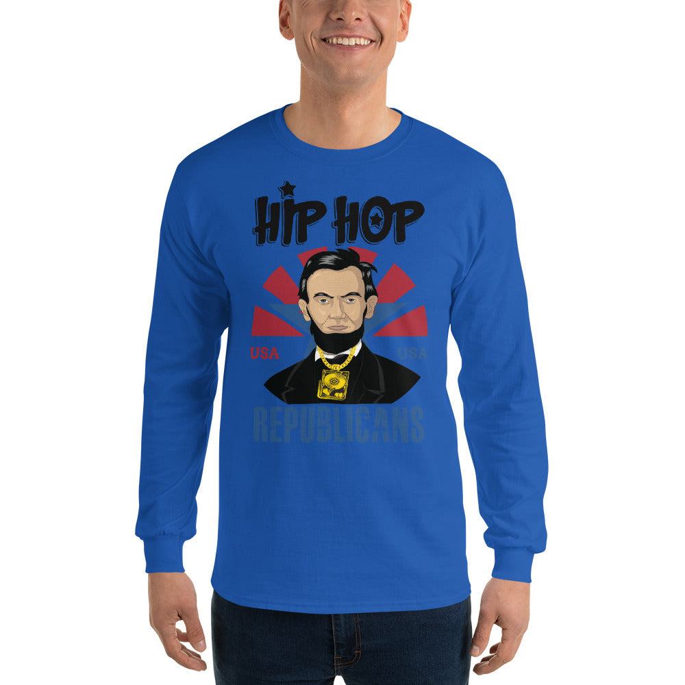 Abraham Lincoln Hip-Hop Republicans Long Sleeve Shirt