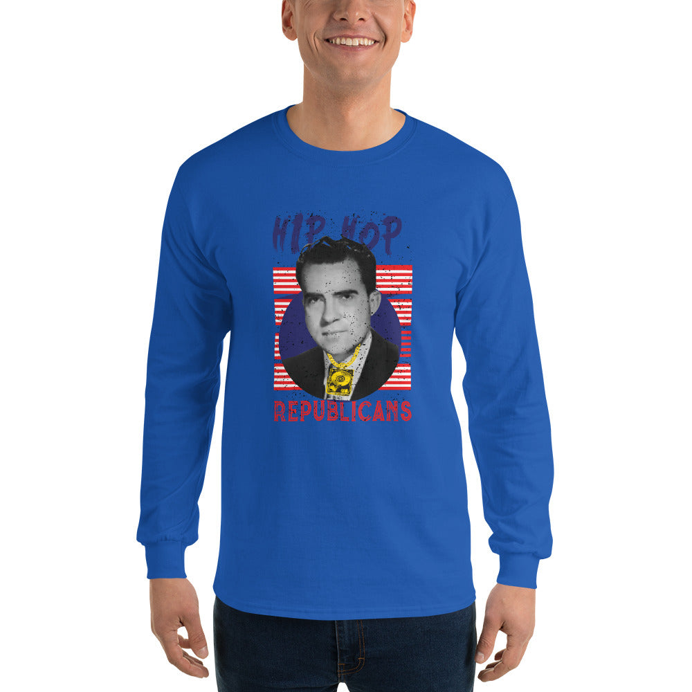 Richard Nixon Hip-Hop Republicans Long Sleeve Shirt