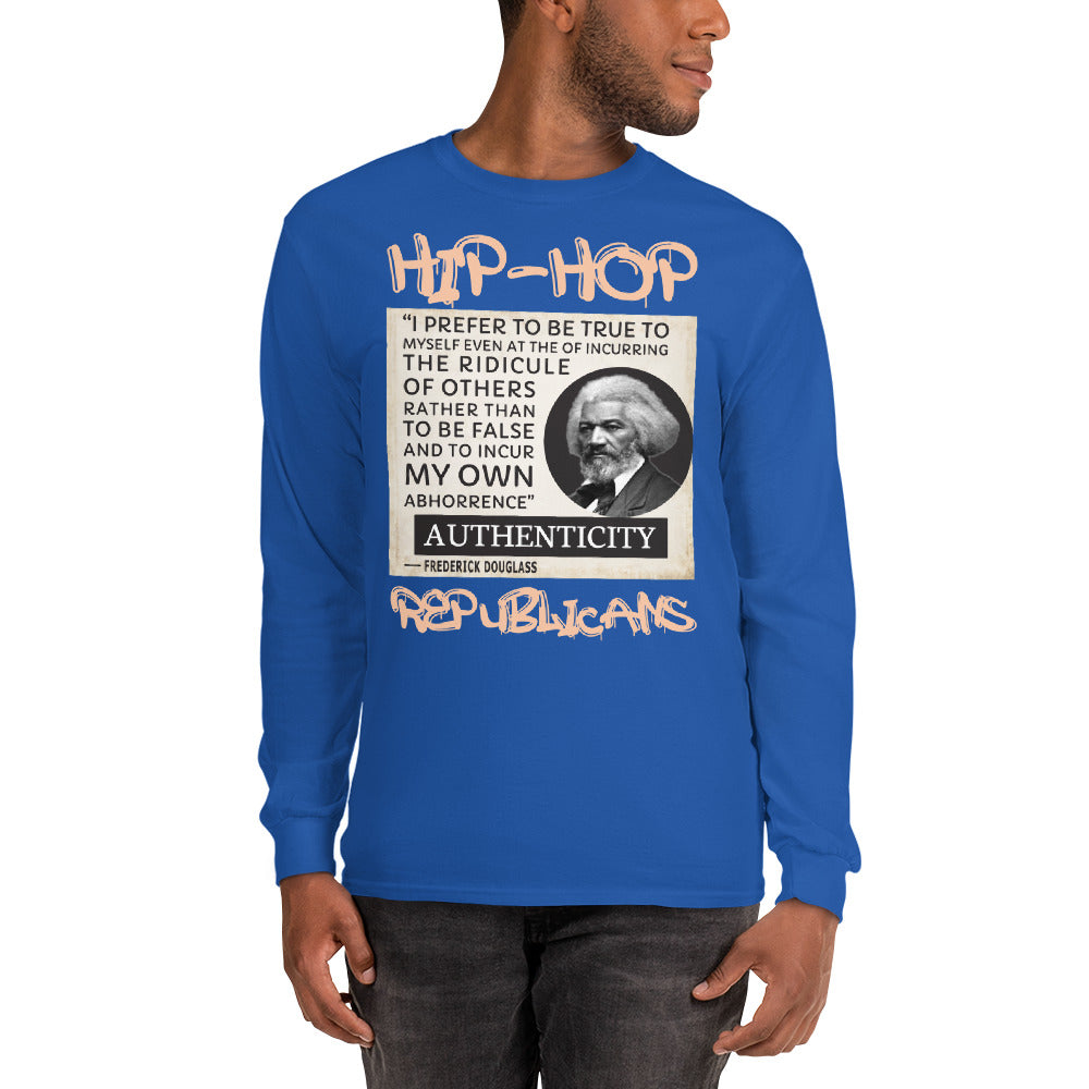 Frederick Douglass Hip-Hop Republicans Long Sleeve Shirt