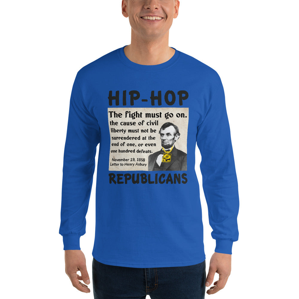 Abraham Lincoln Hip-Hop Republicans Long Sleeve Shirt