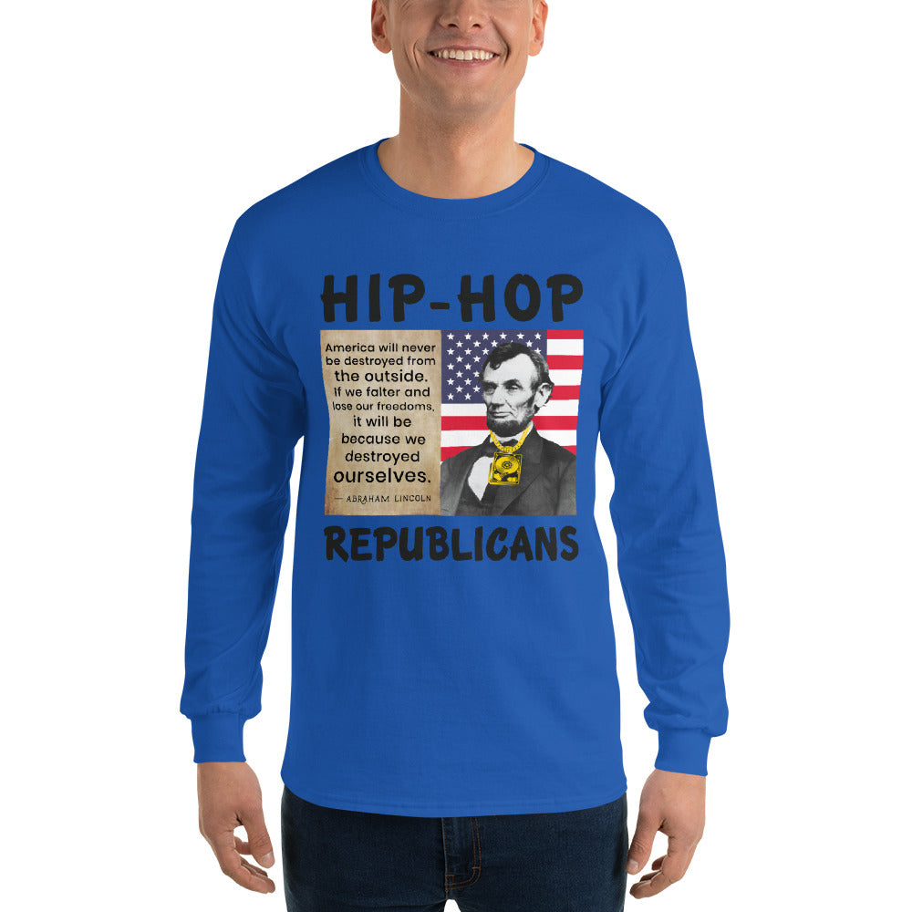 Abraham Lincoln Hip-Hop Republicans Long Sleeve Shirt