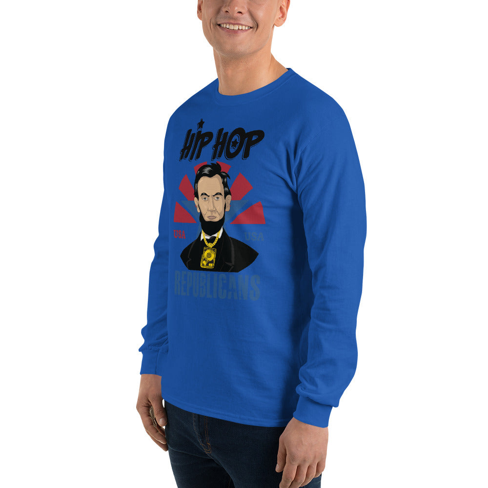 Abraham Lincoln Hip-Hop Republicans Long Sleeve Shirt