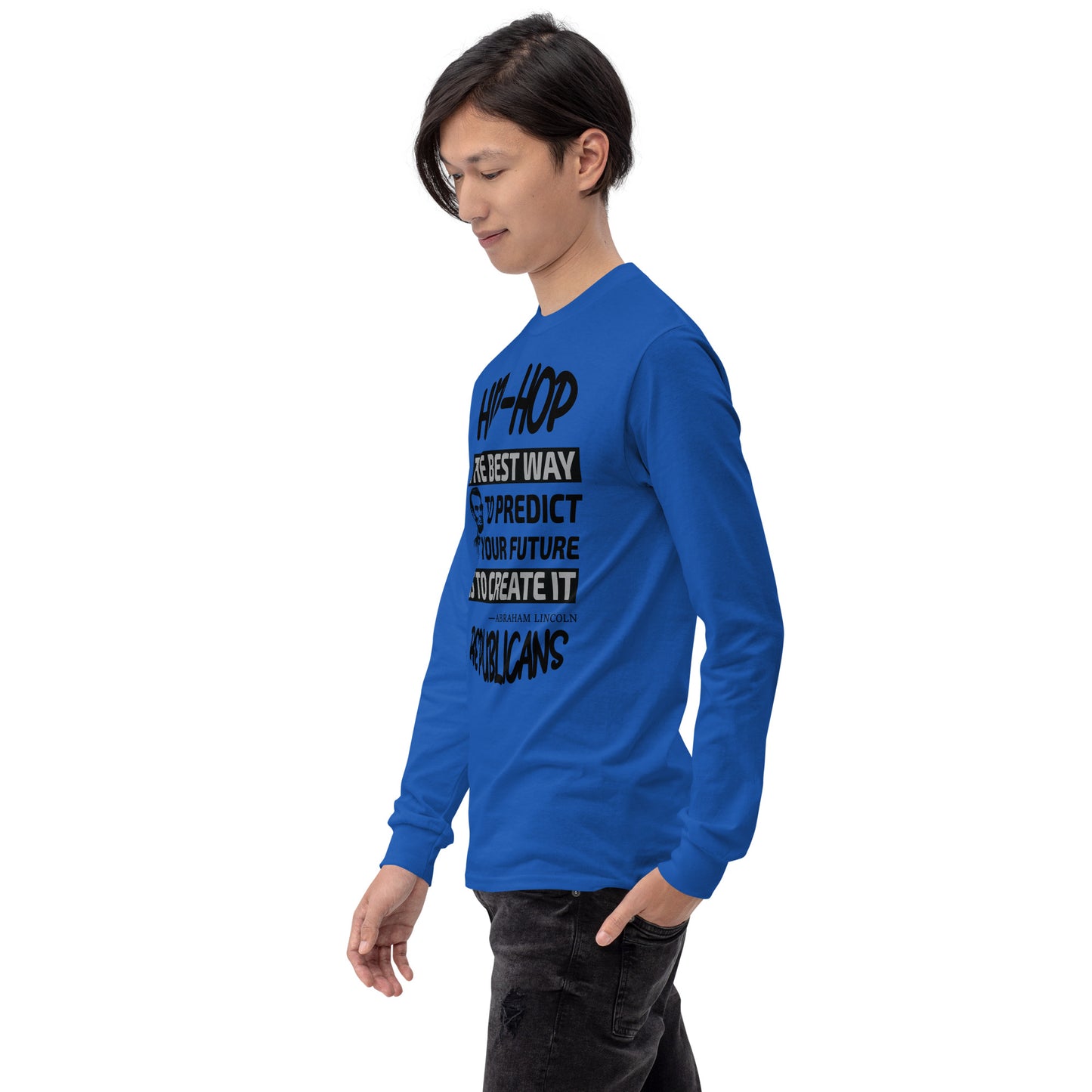 Abraham Lincoln Hip-Hop Republicans Long Sleeve Shirt