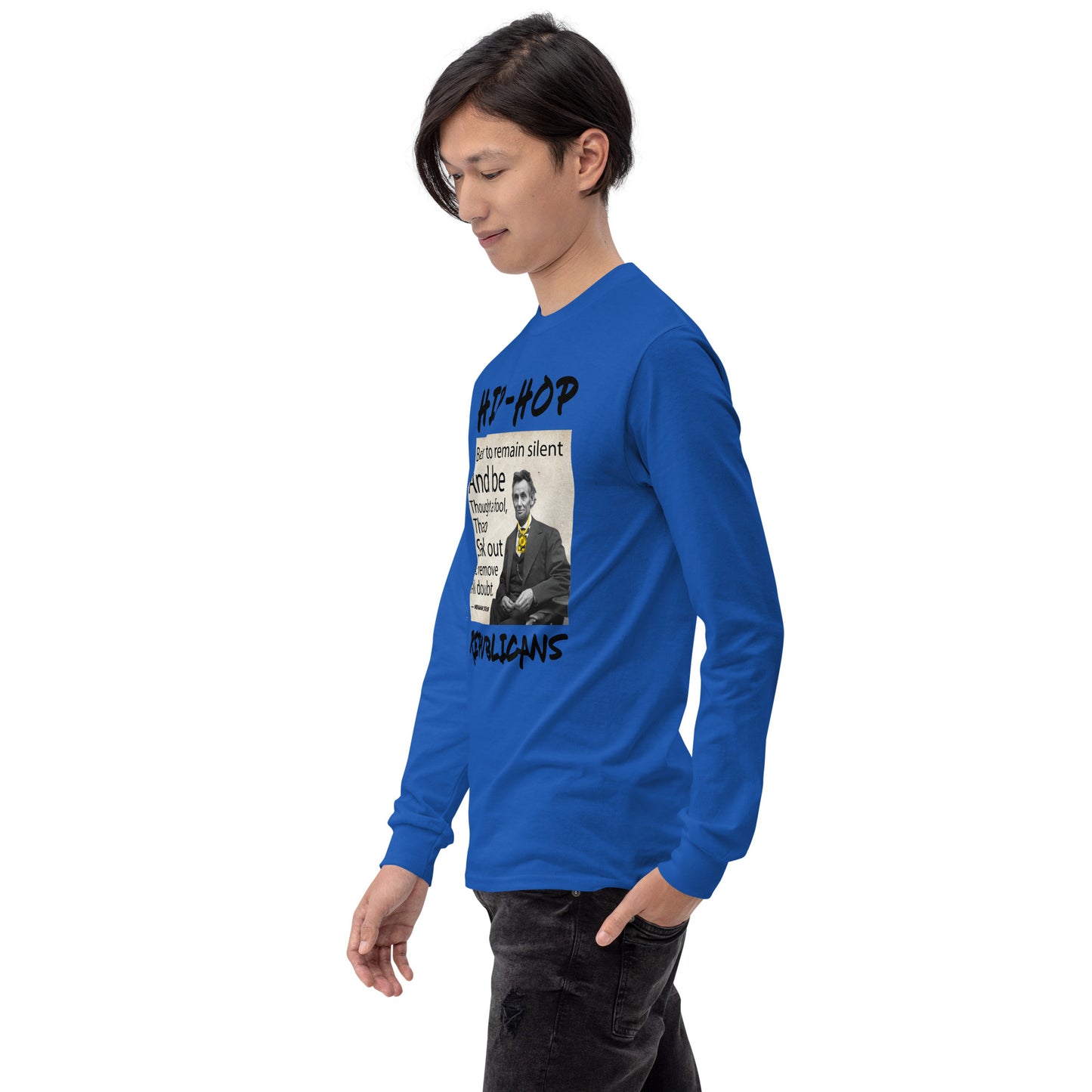 Abraham Lincoln Hip-Hop Republicans Long Sleeve Shirt
