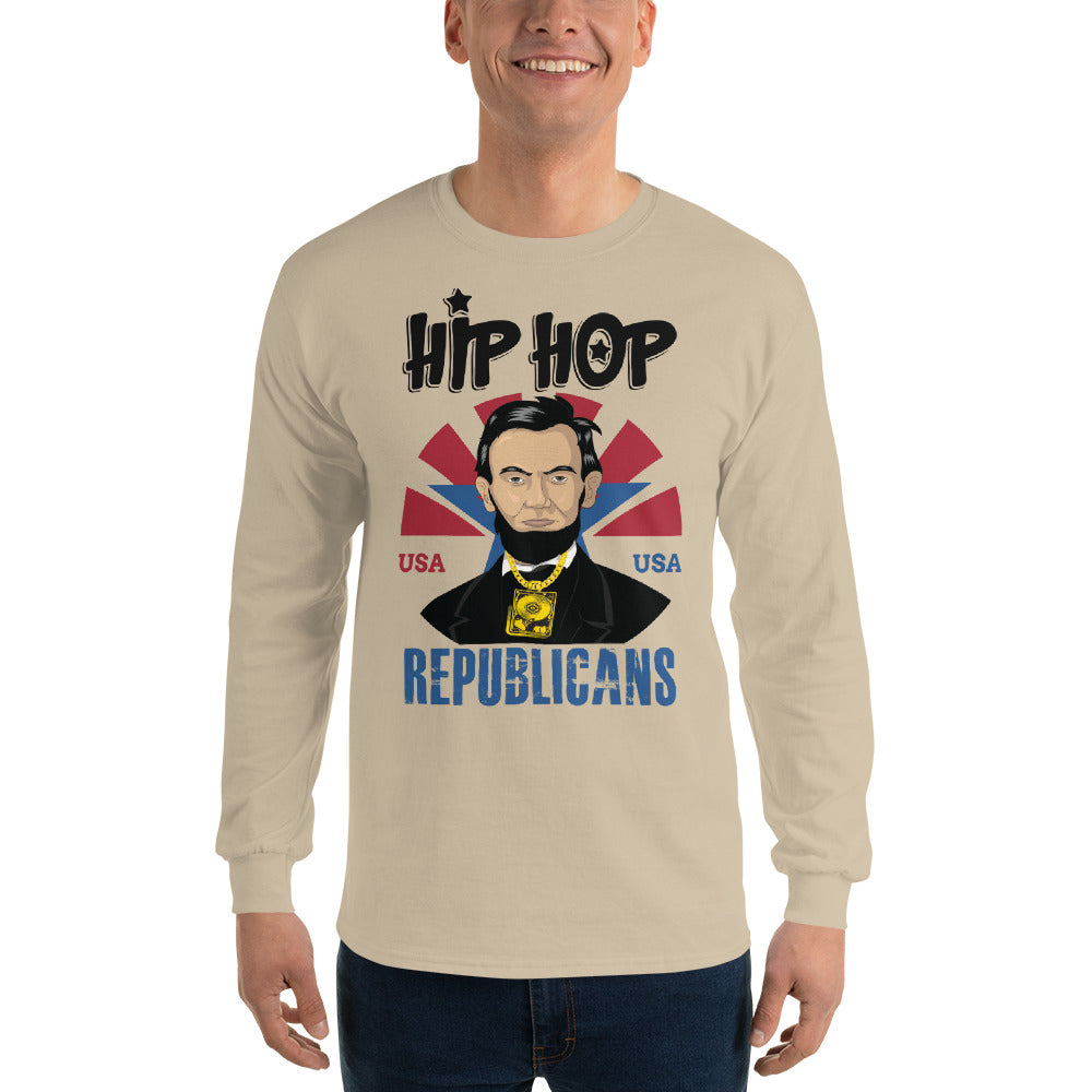 Abraham Lincoln Hip-Hop Republicans Long Sleeve Shirt
