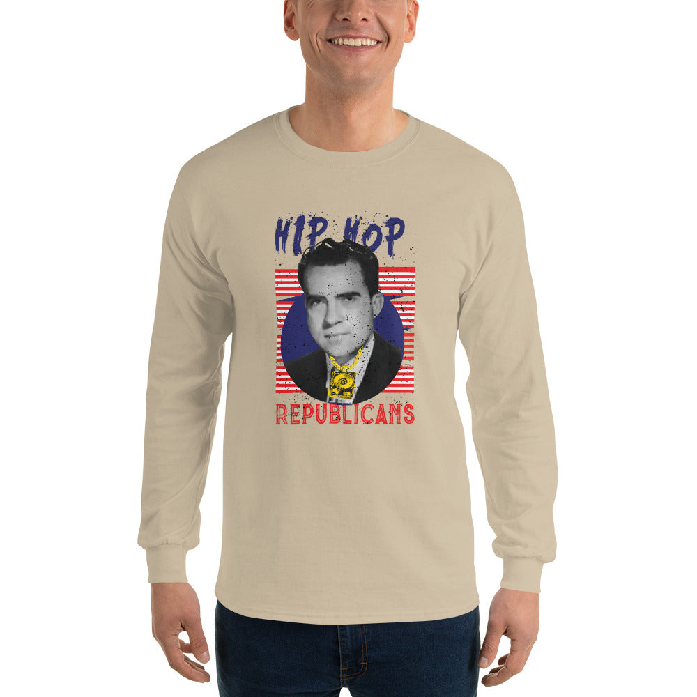 Richard Nixon Hip-Hop Republicans Long Sleeve Shirt