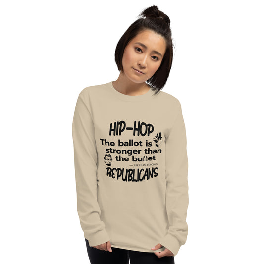 Abraham Lincoln Hip-Hop Republicans Long Sleeve Shirt
