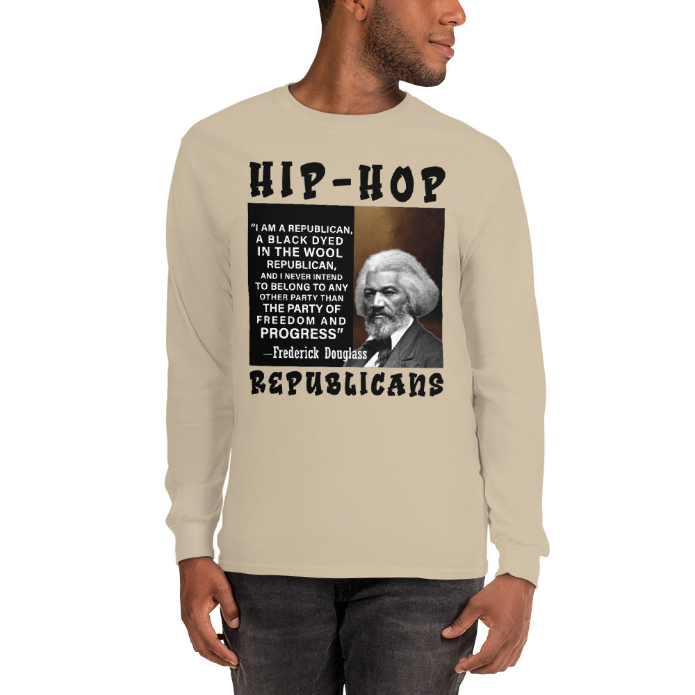 Frederick Douglass Hip-Hop Republicans Long Sleeve Shirt