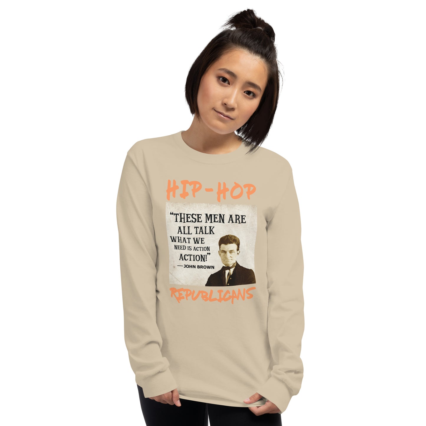 John Brown Hip-Hop Republicans Long Sleeve Shirt
