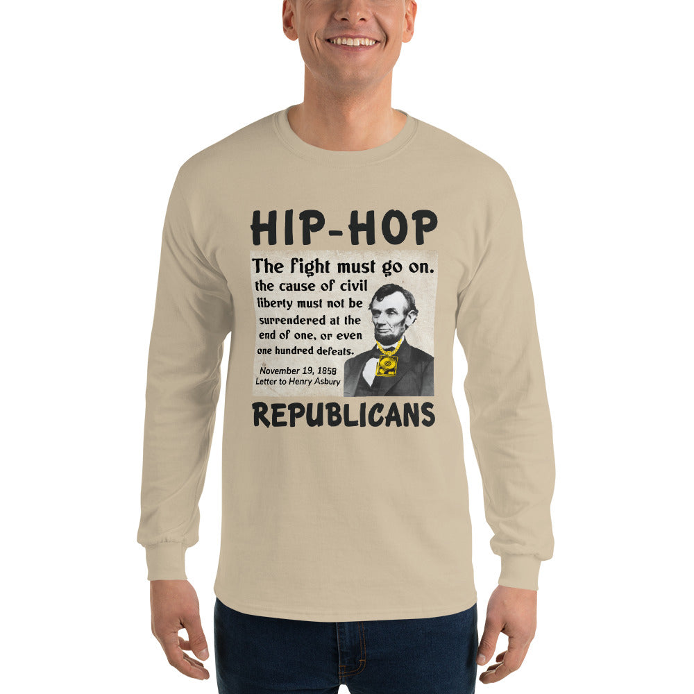 Abraham Lincoln Hip-Hop Republicans Long Sleeve Shirt