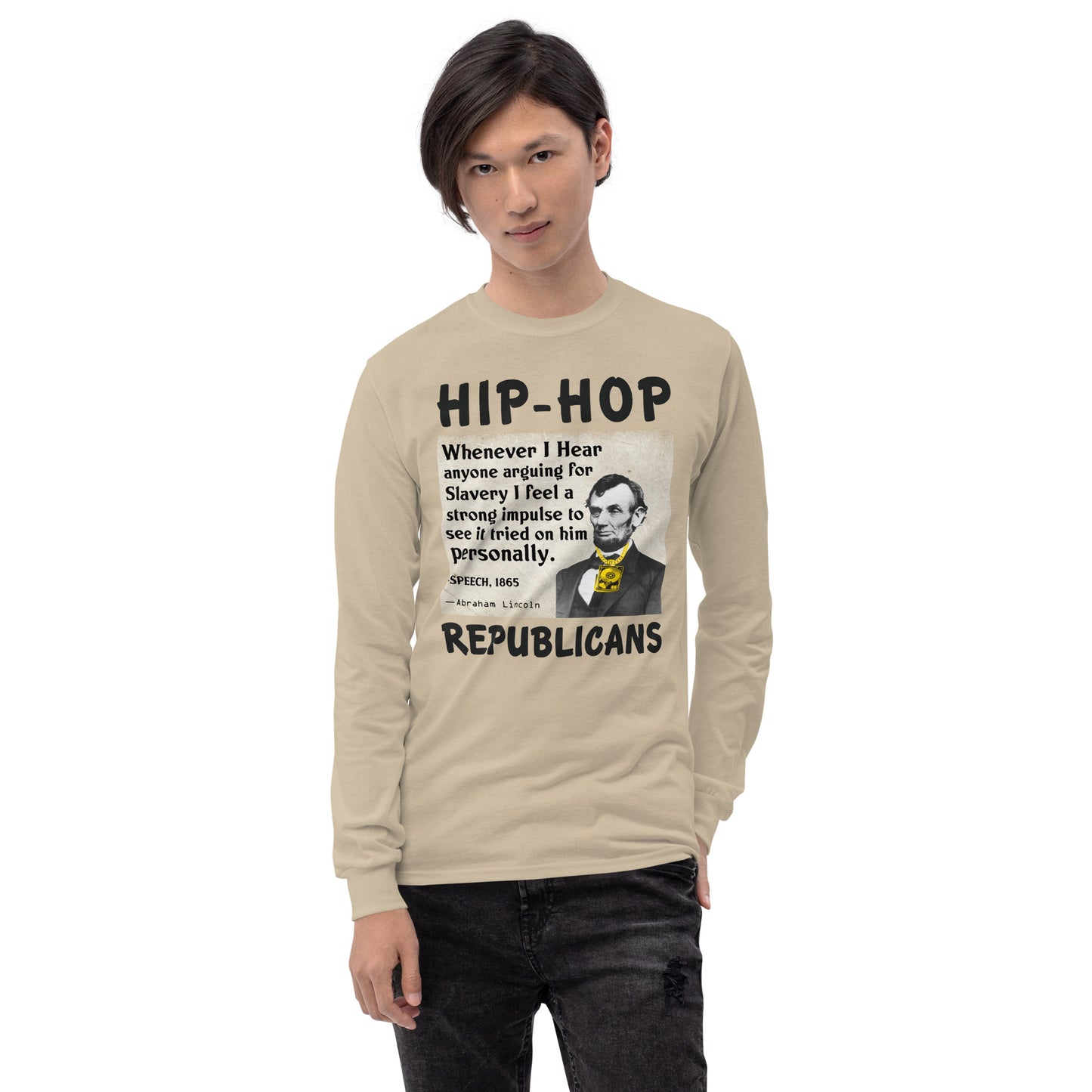 Abraham Lincoln Hip-Hop Republicans Long Sleeve Shirt