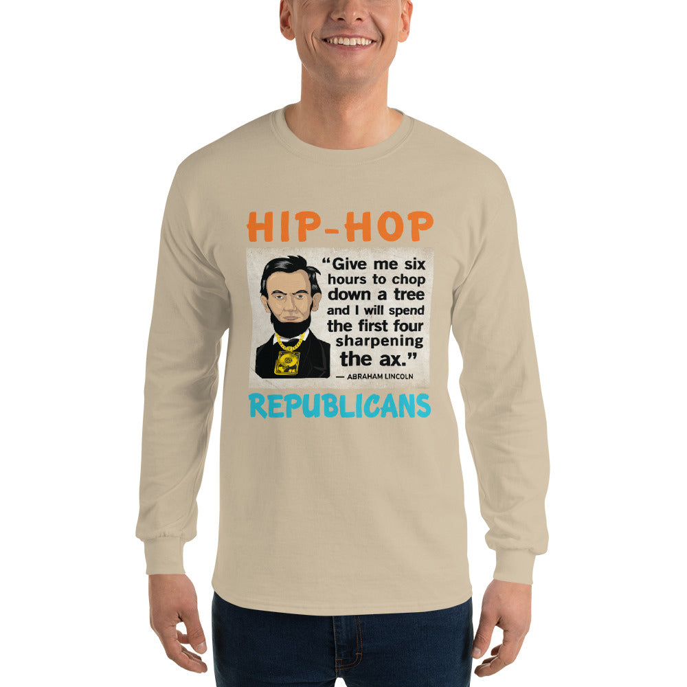 Abraham Lincoln Hip-Hop Republicans Long Sleeve Shirt