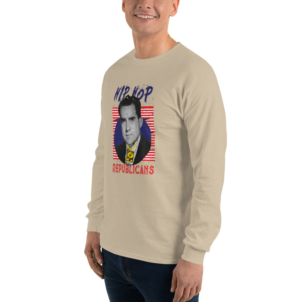 Richard Nixon Hip-Hop Republicans Long Sleeve Shirt