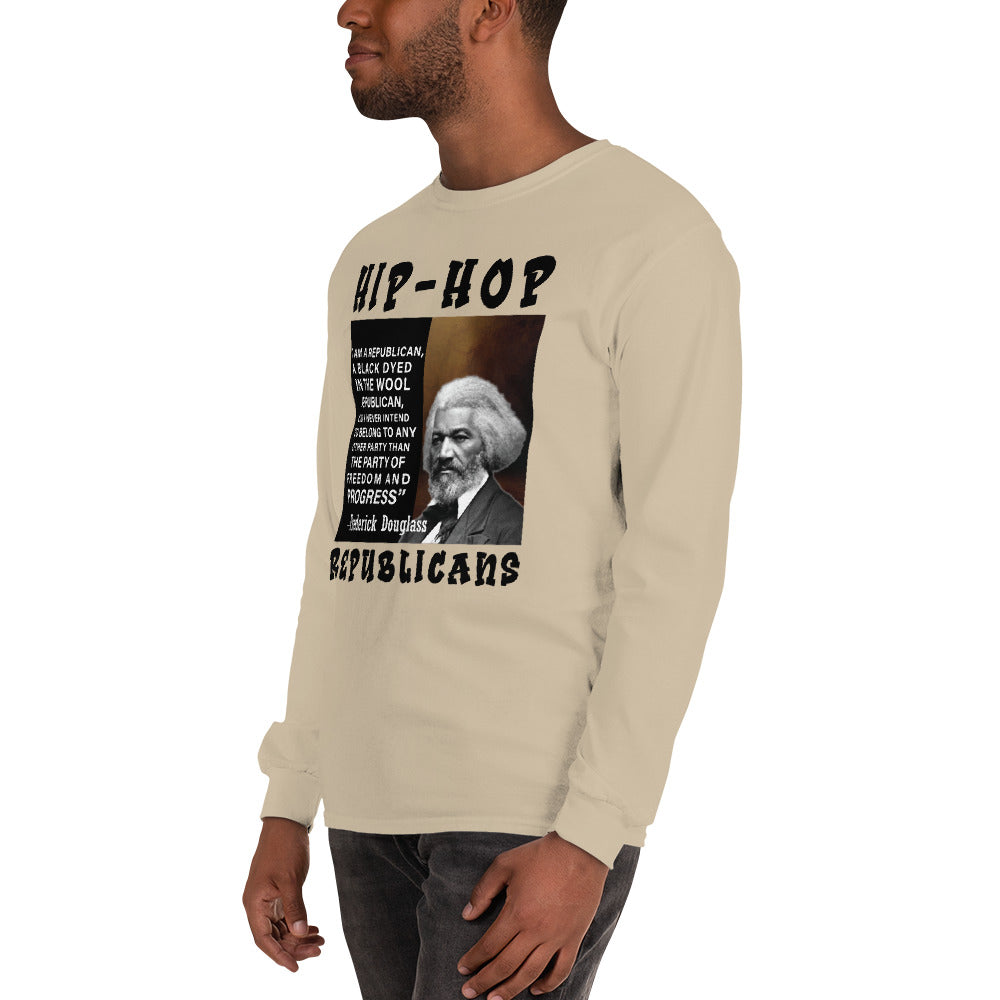 Frederick Douglass Hip-Hop Republicans Long Sleeve Shirt