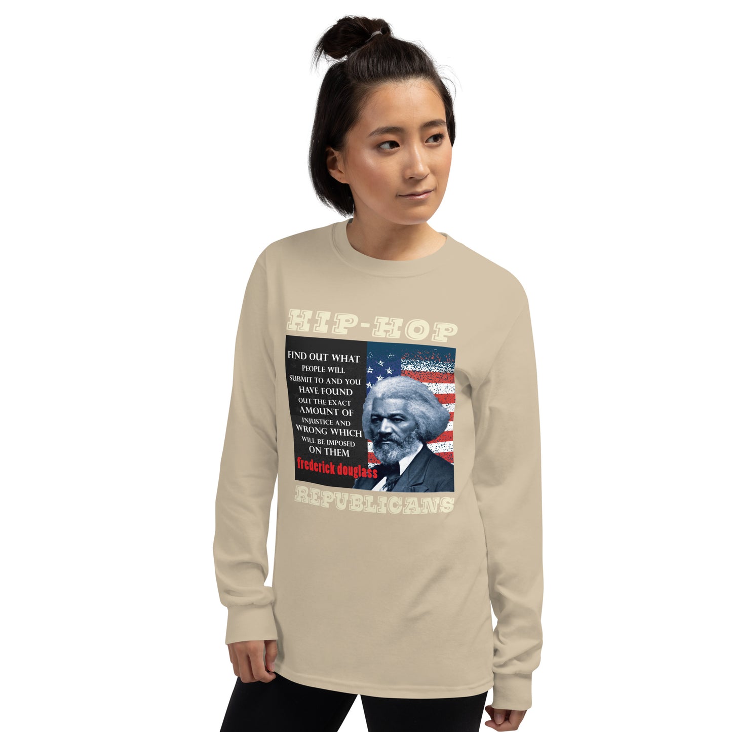 Frederick Douglass Hip-Hop Republicans Long Sleeve Shirt