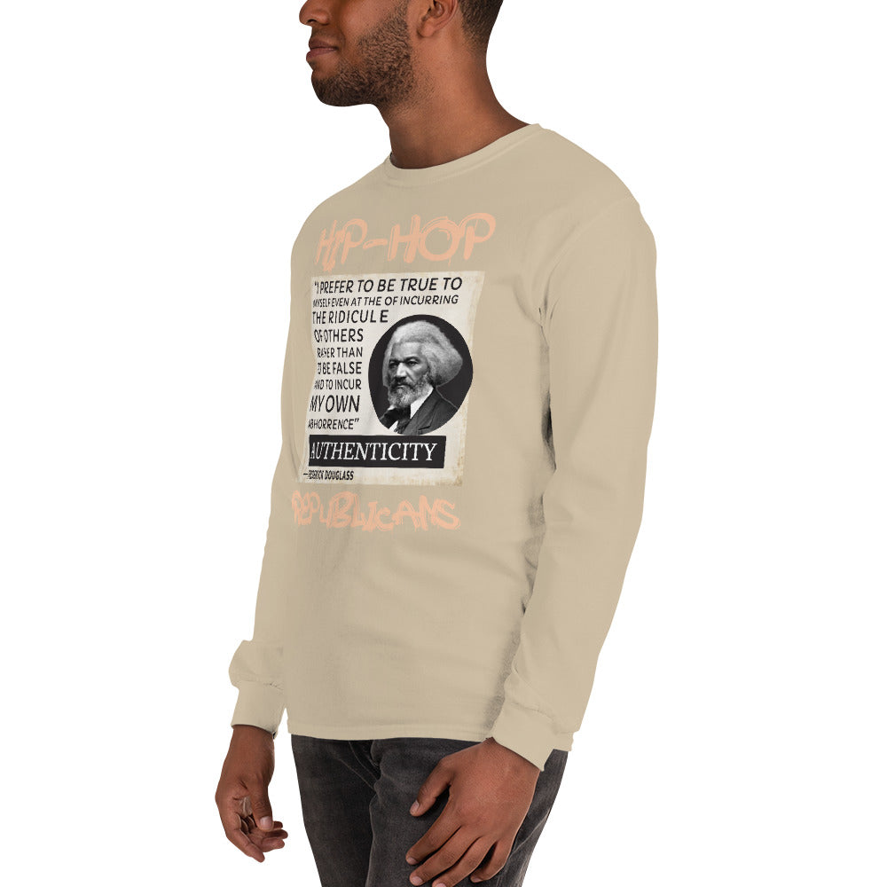 Frederick Douglass Hip-Hop Republicans Long Sleeve Shirt