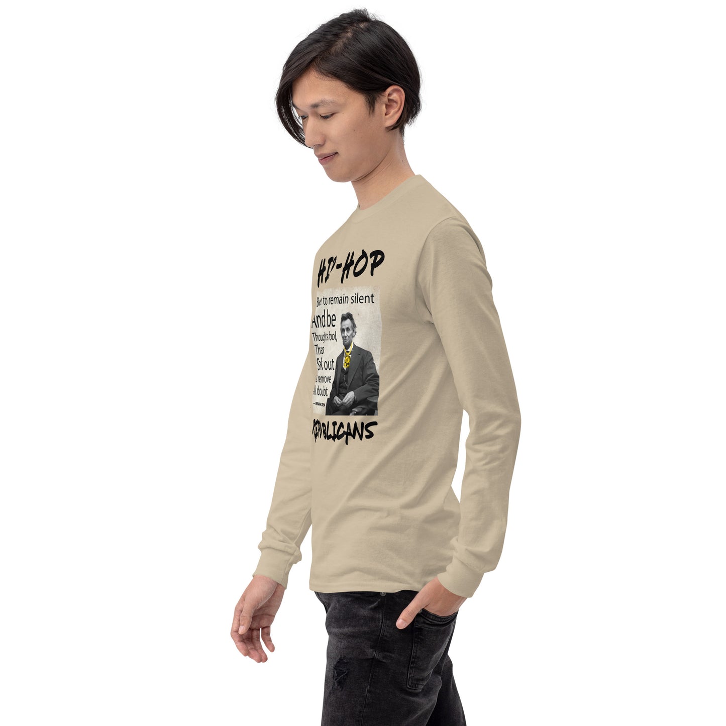 Abraham Lincoln Hip-Hop Republicans Long Sleeve Shirt