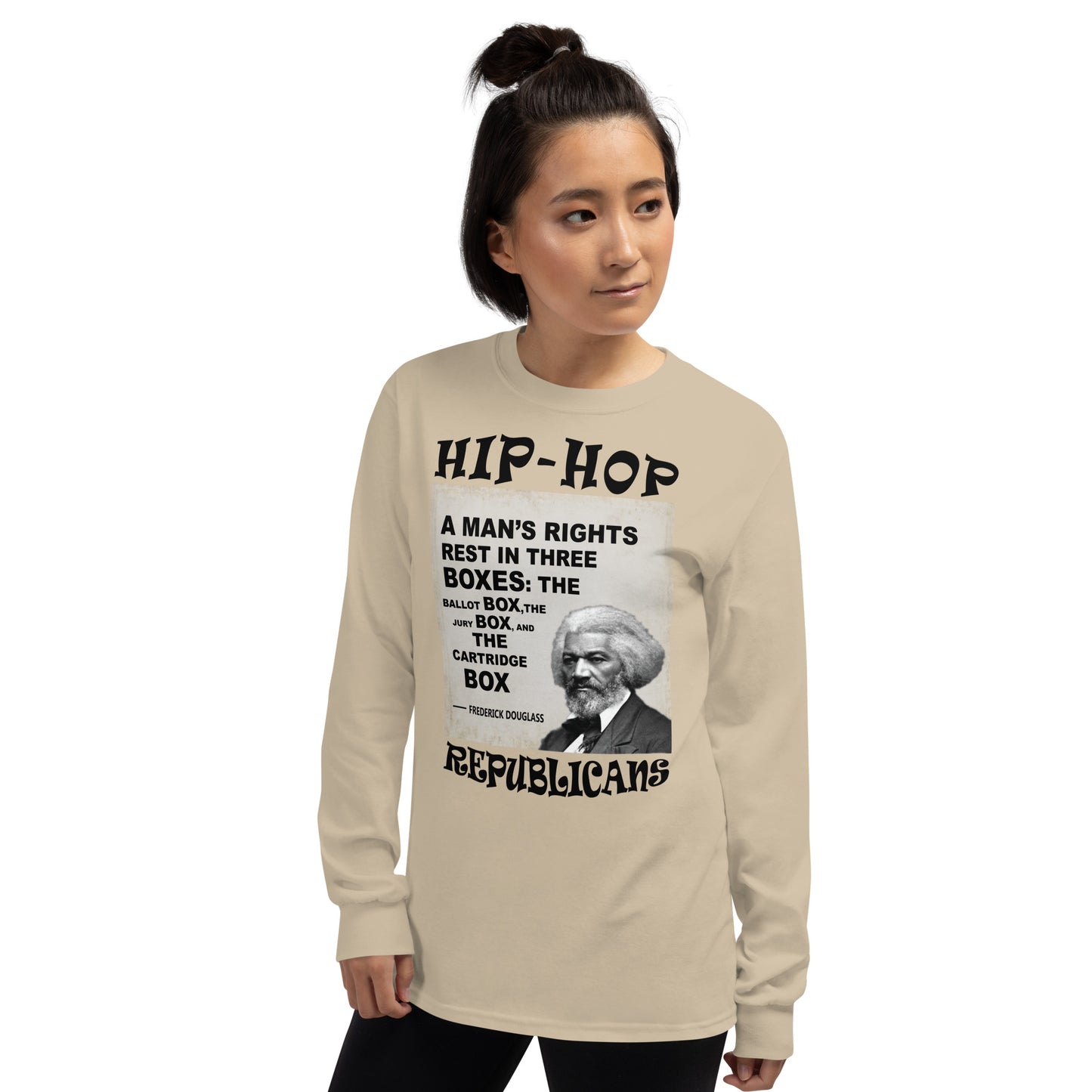 Frederick Douglass Hip-Hop Republicans Long Sleeve Shirt