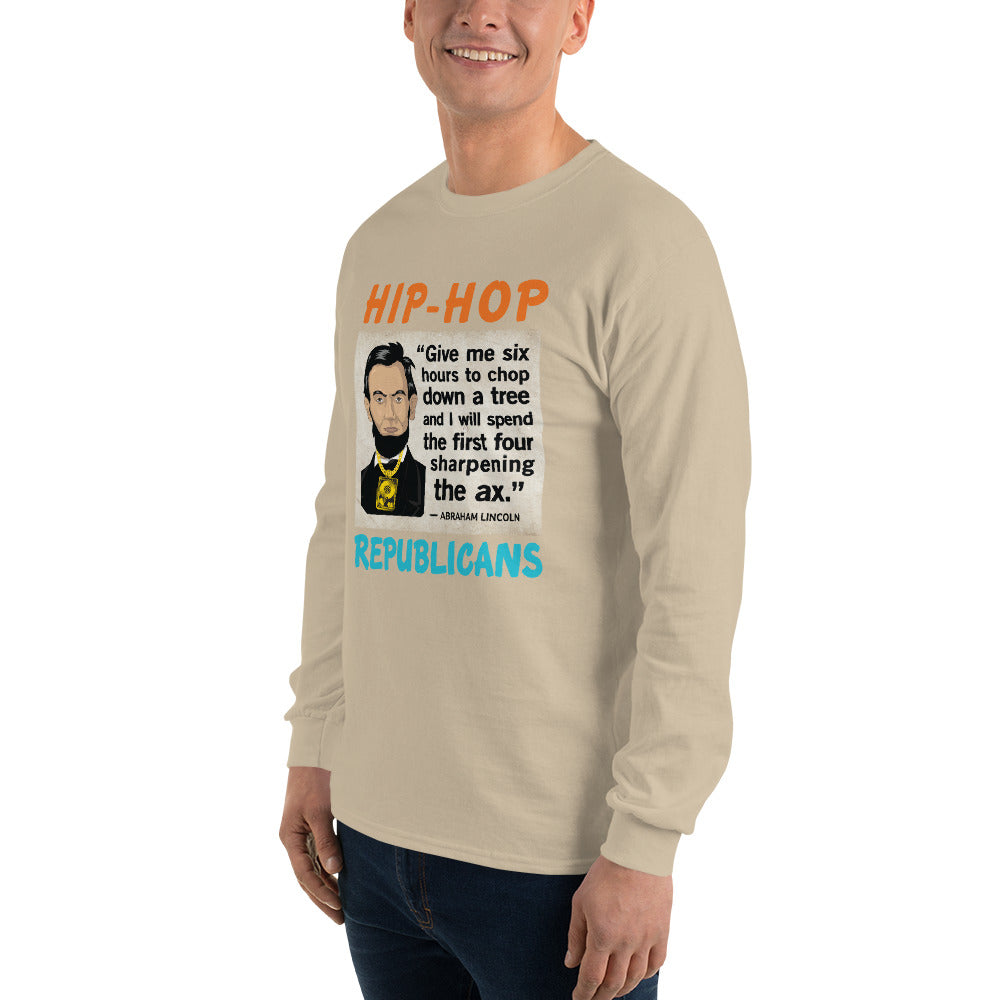Abraham Lincoln Hip-Hop Republicans Long Sleeve Shirt