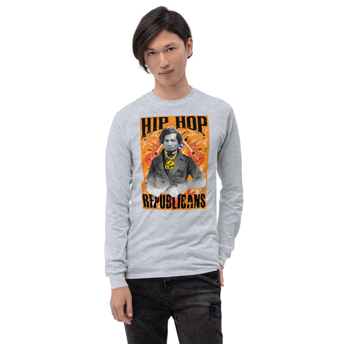 Frederick Douglass Hip-Hop Republicans Long Sleeve Shirt