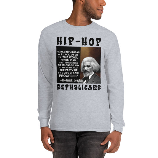 Frederick Douglass Hip-Hop Republicans Long Sleeve Shirt