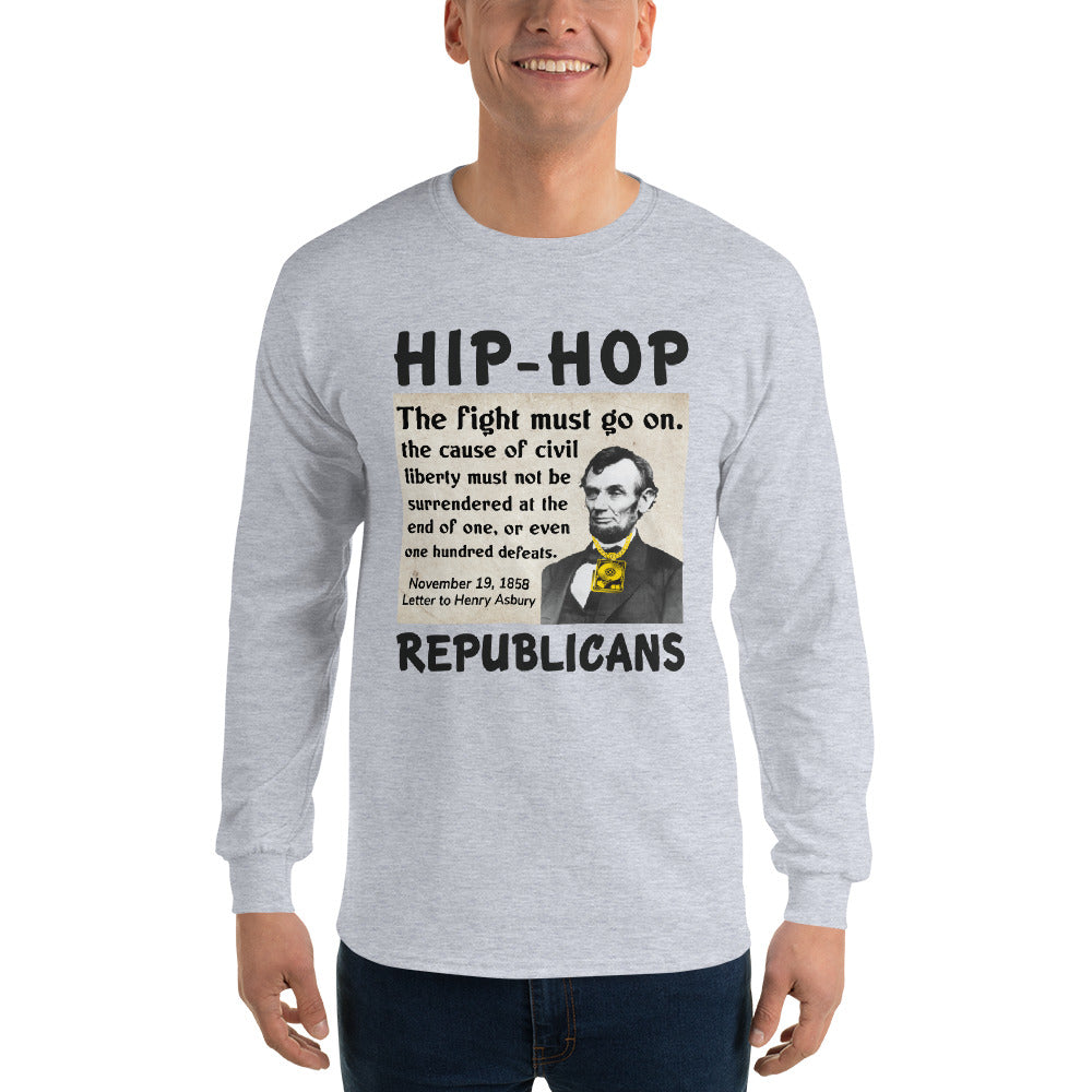 Abraham Lincoln Hip-Hop Republicans Long Sleeve Shirt