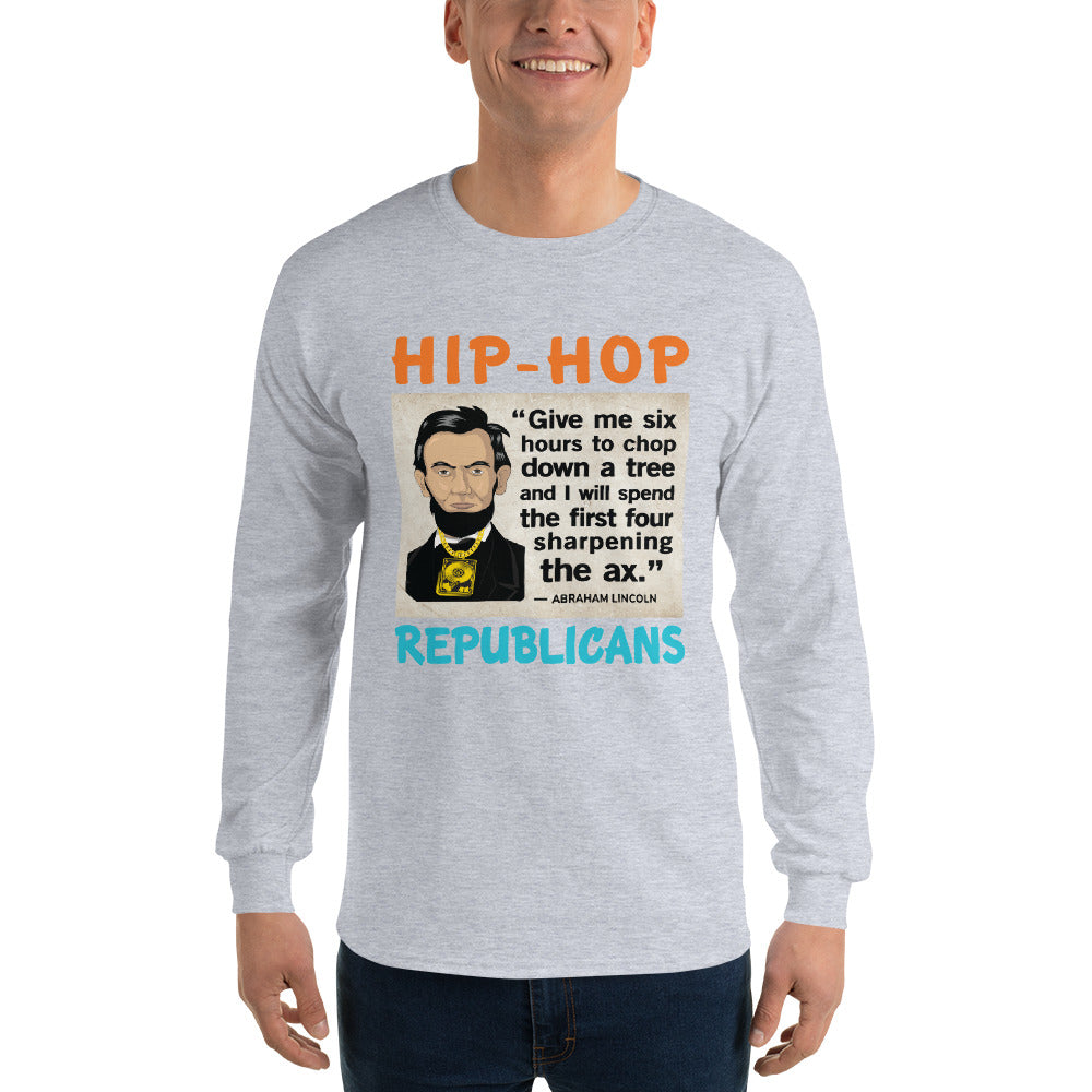 Abraham Lincoln Hip-Hop Republicans Long Sleeve Shirt