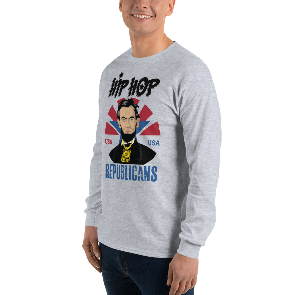 Abraham Lincoln Hip-Hop Republicans Long Sleeve Shirt