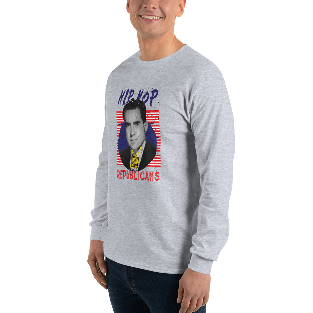 Richard Nixon Hip-Hop Republicans Long Sleeve Shirt