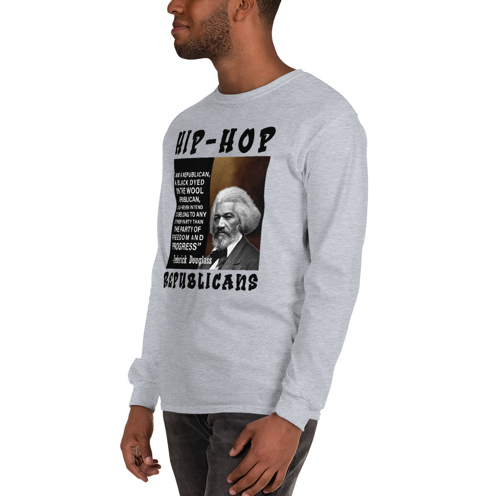 Frederick Douglass Hip-Hop Republicans Long Sleeve Shirt