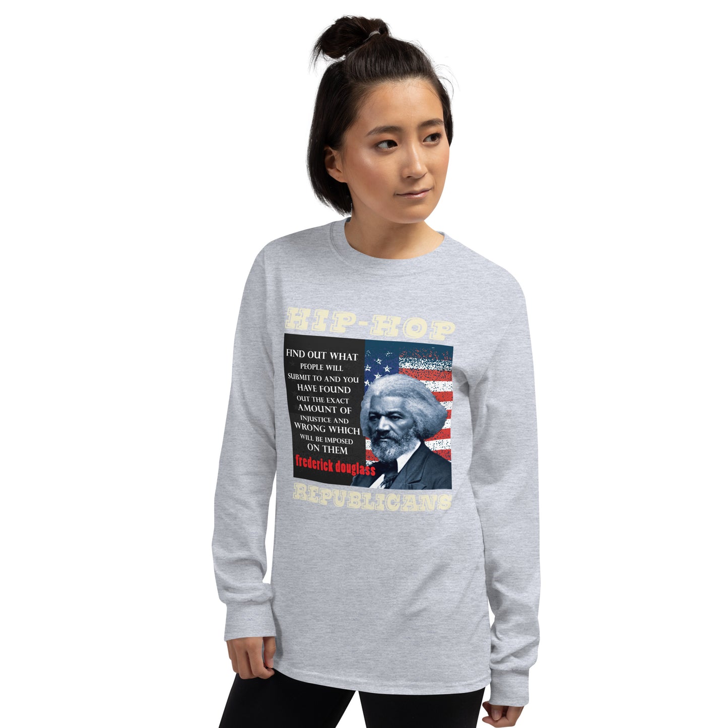 Frederick Douglass Hip-Hop Republicans Long Sleeve Shirt