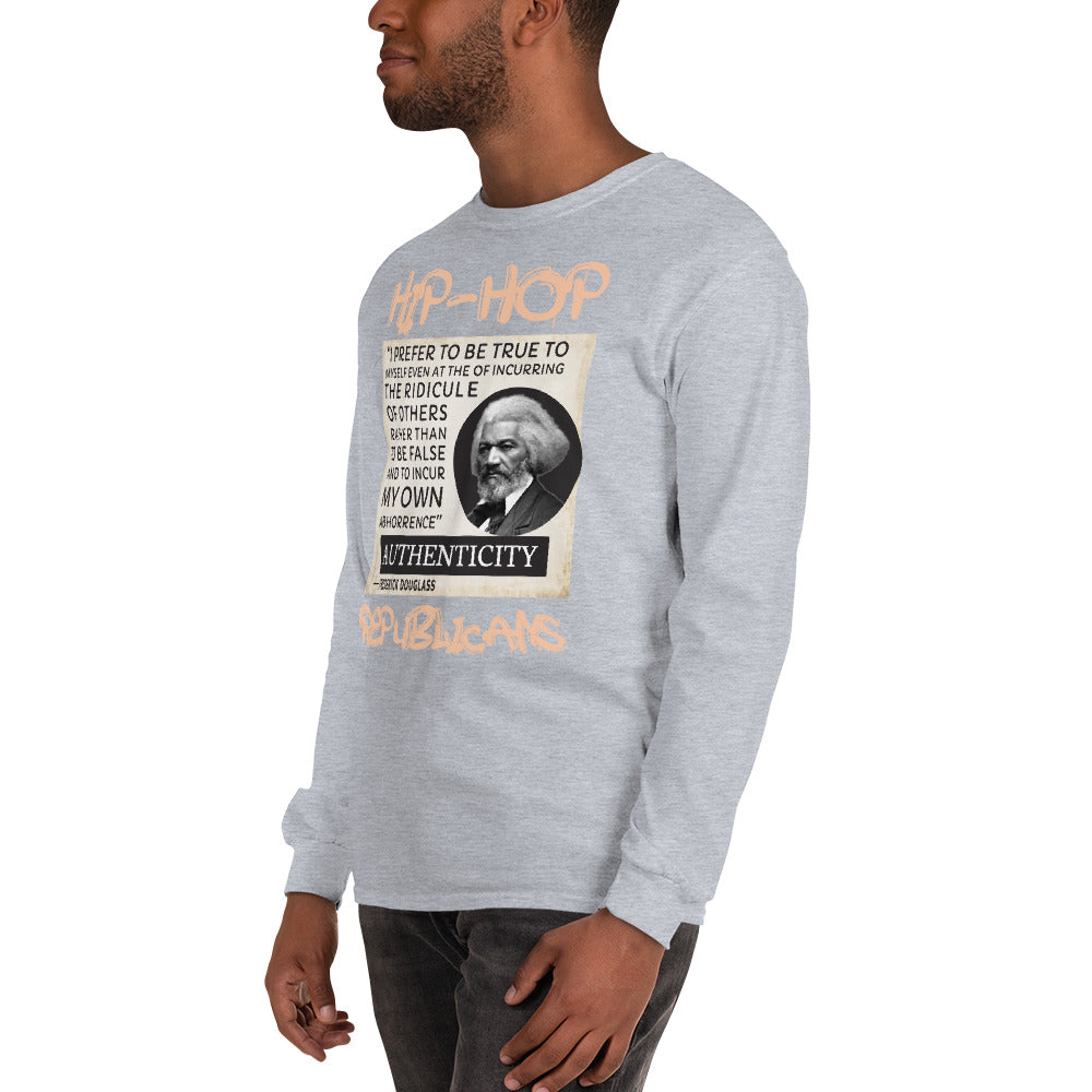 Frederick Douglass Hip-Hop Republicans Long Sleeve Shirt
