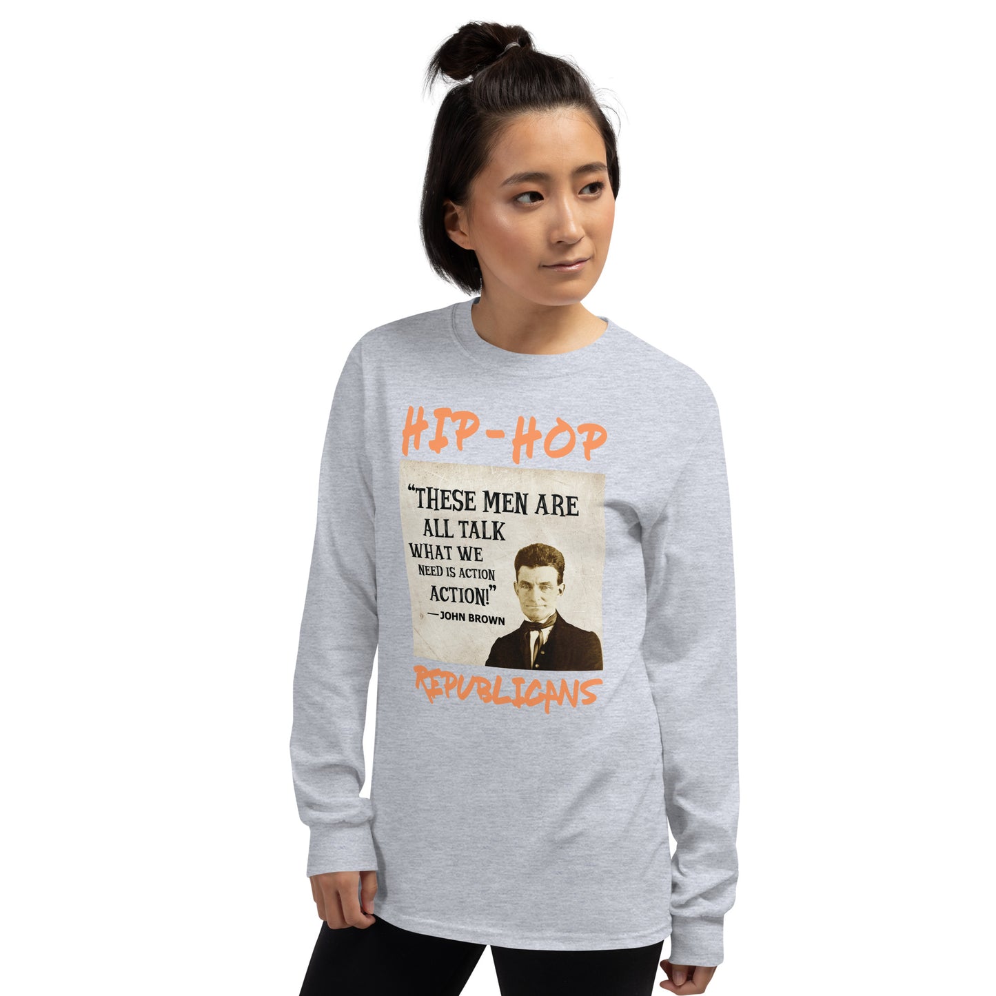 John Brown Hip-Hop Republicans Long Sleeve Shirt