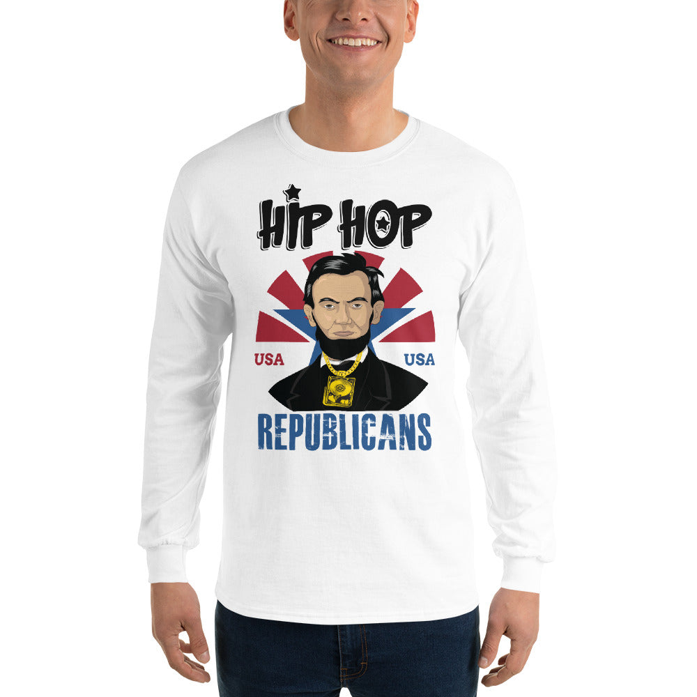 Abraham Lincoln Hip-Hop Republicans Long Sleeve Shirt