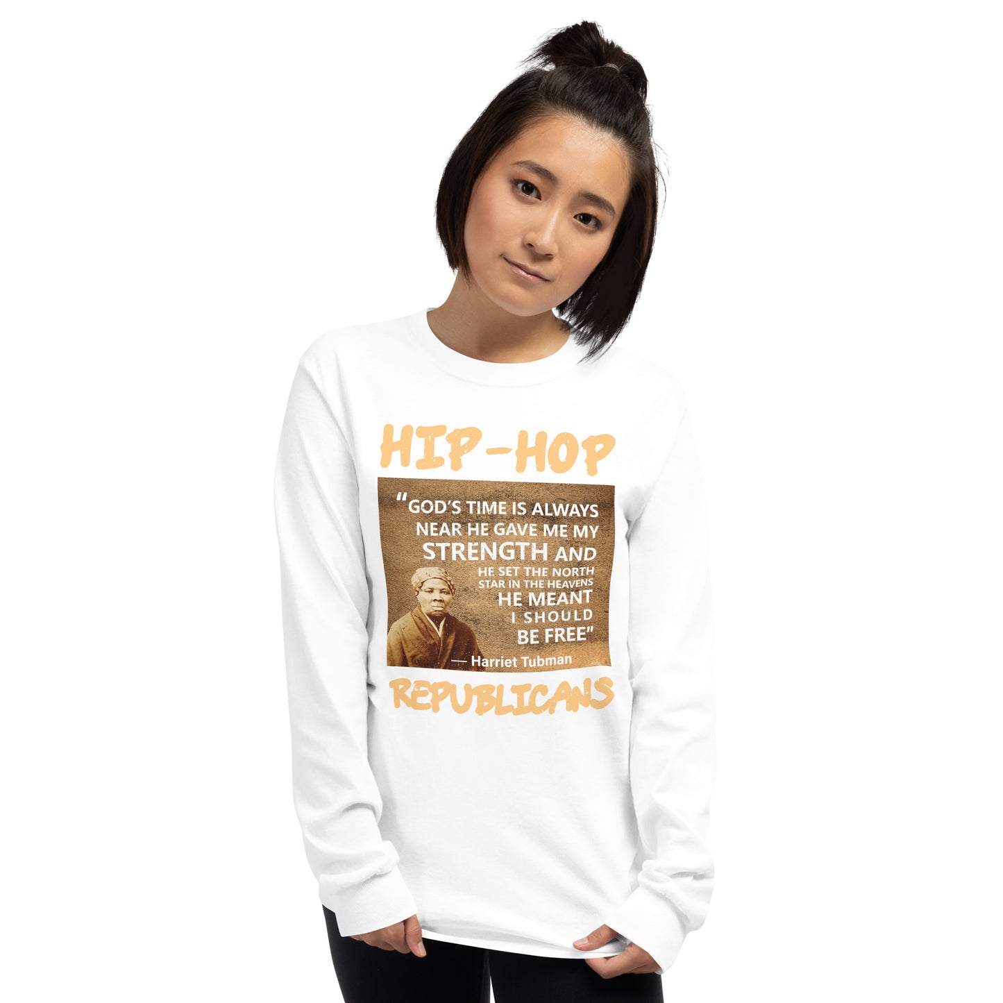 Harriet Tubman Hip-Hop Republicans Long Sleeve Shirt