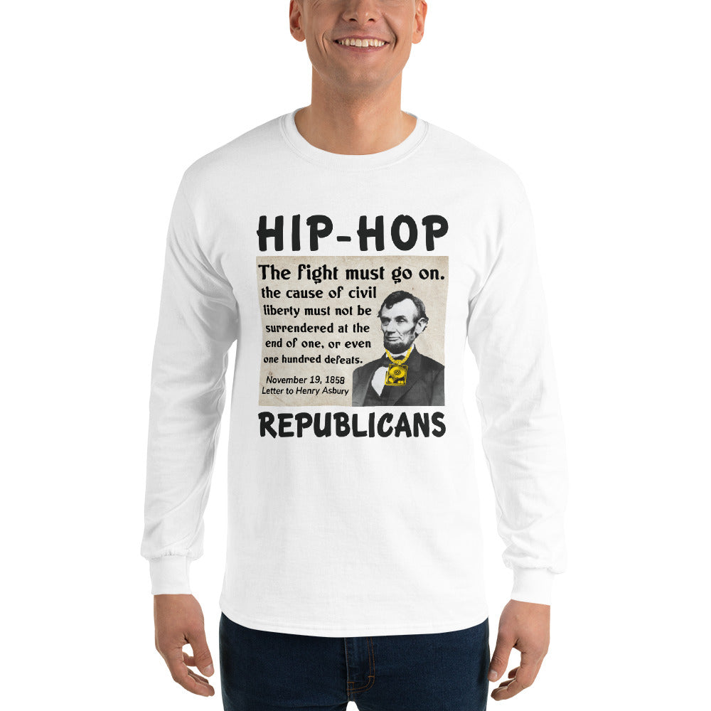 Abraham Lincoln Hip-Hop Republicans Long Sleeve Shirt