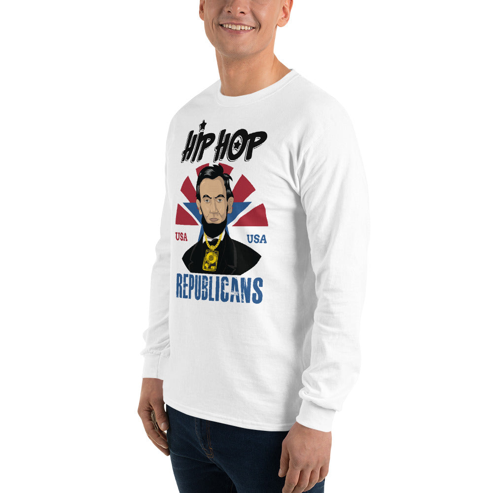 Abraham Lincoln Hip-Hop Republicans Long Sleeve Shirt