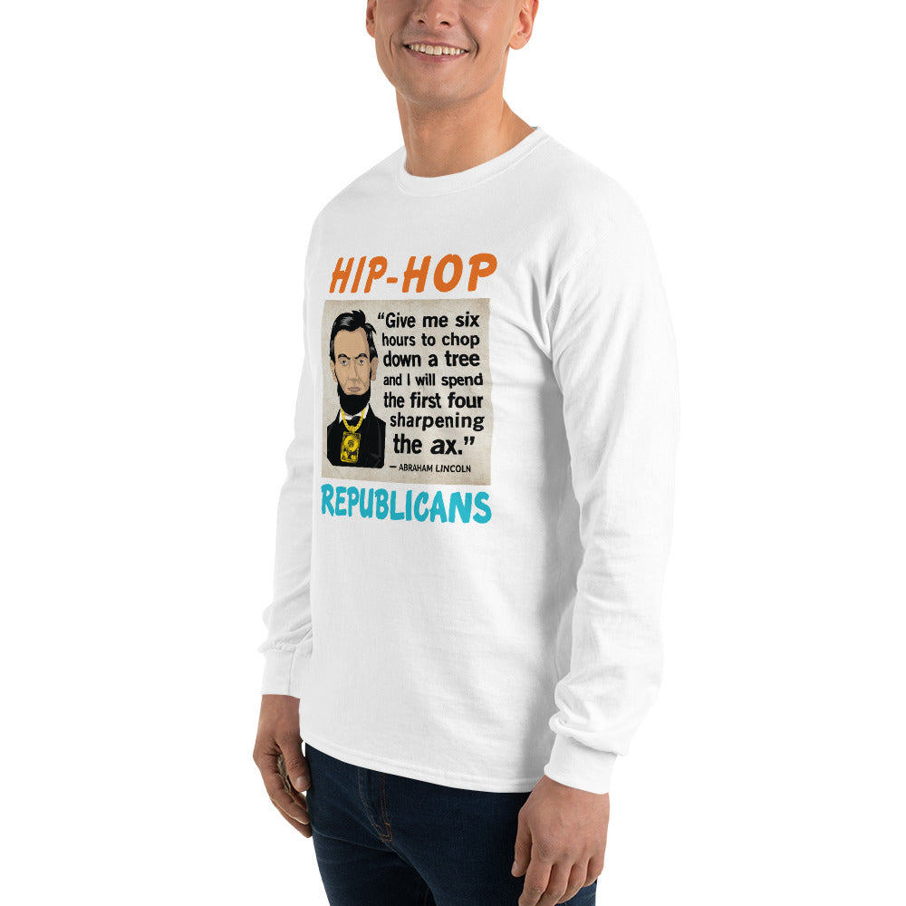 Abraham Lincoln Hip-Hop Republicans Long Sleeve Shirt